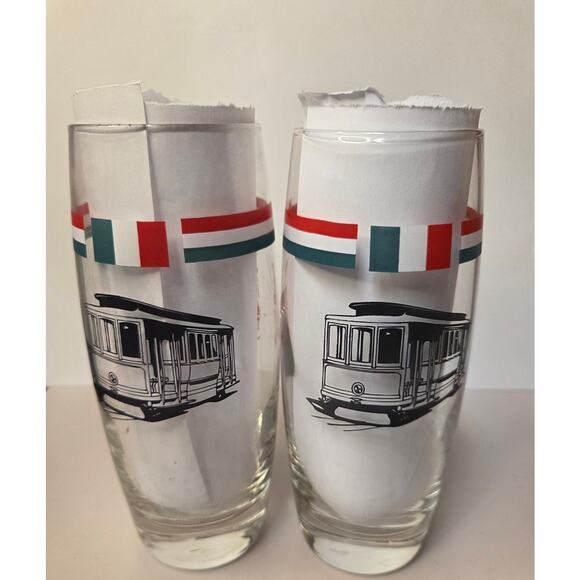 Two "The Old Spaghetti Factory" Tumblers 6.5 in. Great Condition - Picture 3 of 5